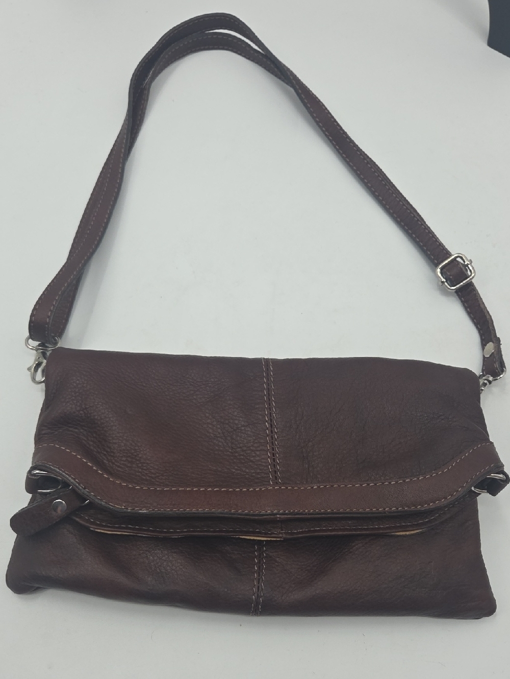 Brown Leather Crossbody Bag - Classic Women’s Shoulder Purse